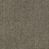 Wool broadloom carpet swatch in a flat grid weave in cream and dark brown.