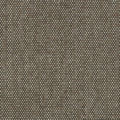 Wool broadloom carpet swatch in a flat grid weave in cream and dark brown.