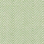 Wool broadloom carpet swatch in a herringbone weave in green and white.