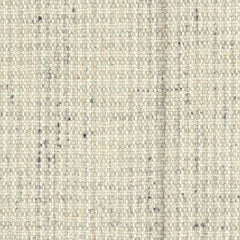 Wool broadloom carpet swatch in a chunky striped tweed in mottled white and cream.