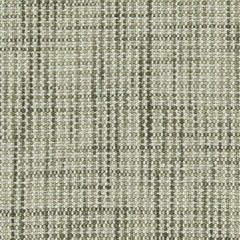 Wool broadloom carpet swatch in a chunky grid weave in mottled white and shades of olive.
