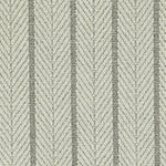 Wool broadloom carpet swatch in a striped herringbone weave in cream and taupe.