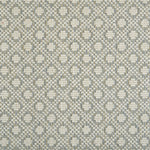 Wool-blend broadloom carpet swatch in a diamond weave in cream on a mottled tan field.