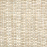 Outdoor broadloom carpet swatch in a chunky flatweave in mottled cream and tan.