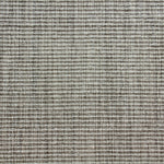 Wool-blend broadloom carpet swatch in a ribbed weave in gunmetal.