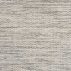 Outdoor broadloom carpet swatch in a chunky grid weave in mottled white, gray and charcoal.