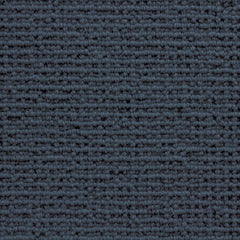Wool broadloom carpet swatch in a chunky loop weave in indigo.