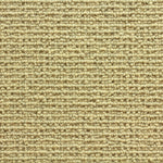 Wool broadloom carpet swatch in a chunky loop weave in mustard.
