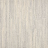 Wool-blend broadloom carpet swatch in a broken stripe pattern in cream and gray.