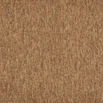 Outdoor broadloom carpet swatch in a ribbed flat weave in mottled tan and brown.