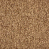 Outdoor broadloom carpet swatch in a ribbed flat weave in mottled tan and brown.