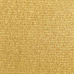 Wool broadloom carpet swatch in a high-pile weave in a solid mustard colorway.