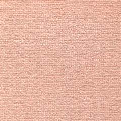 Wool broadloom carpet swatch in a high-pile weave in a solid light pink colorway.