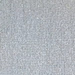 Wool broadloom carpet swatch in a high-pile weave in a solid blue-gray colorway.