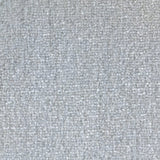 Wool broadloom carpet swatch in a high-pile weave in a solid blue-gray colorway.