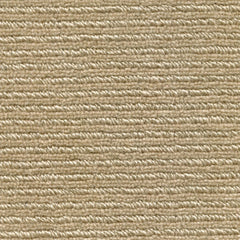Wool broadloom carpet swatch in a chunky ribbed weave in gold.
