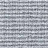 Wool broadloom carpet swatch in a chunky striped weave in blue-gray.
