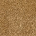 Wool broadloom carpet swatch in a cut pile texture in gold.