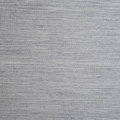 Outdoor broadloom carpet swatch in a flat weave in dove gray.