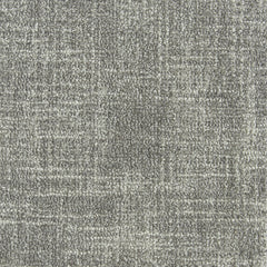 Wool broadloom carpet swatch in a chunky looped weave in mottled gray.