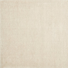 Nylon broadloom carpet swatch in a cut pile texture in cream.
