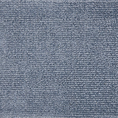 Nylon broadloom carpet swatch in a nubby textured weave in navy.