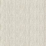 Nylon broadloom carpet swatch in a ribbed weave in mottled cream.