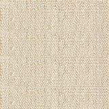 Nylon broadloom carpet swatch in a ribbed weave in mottled tan.