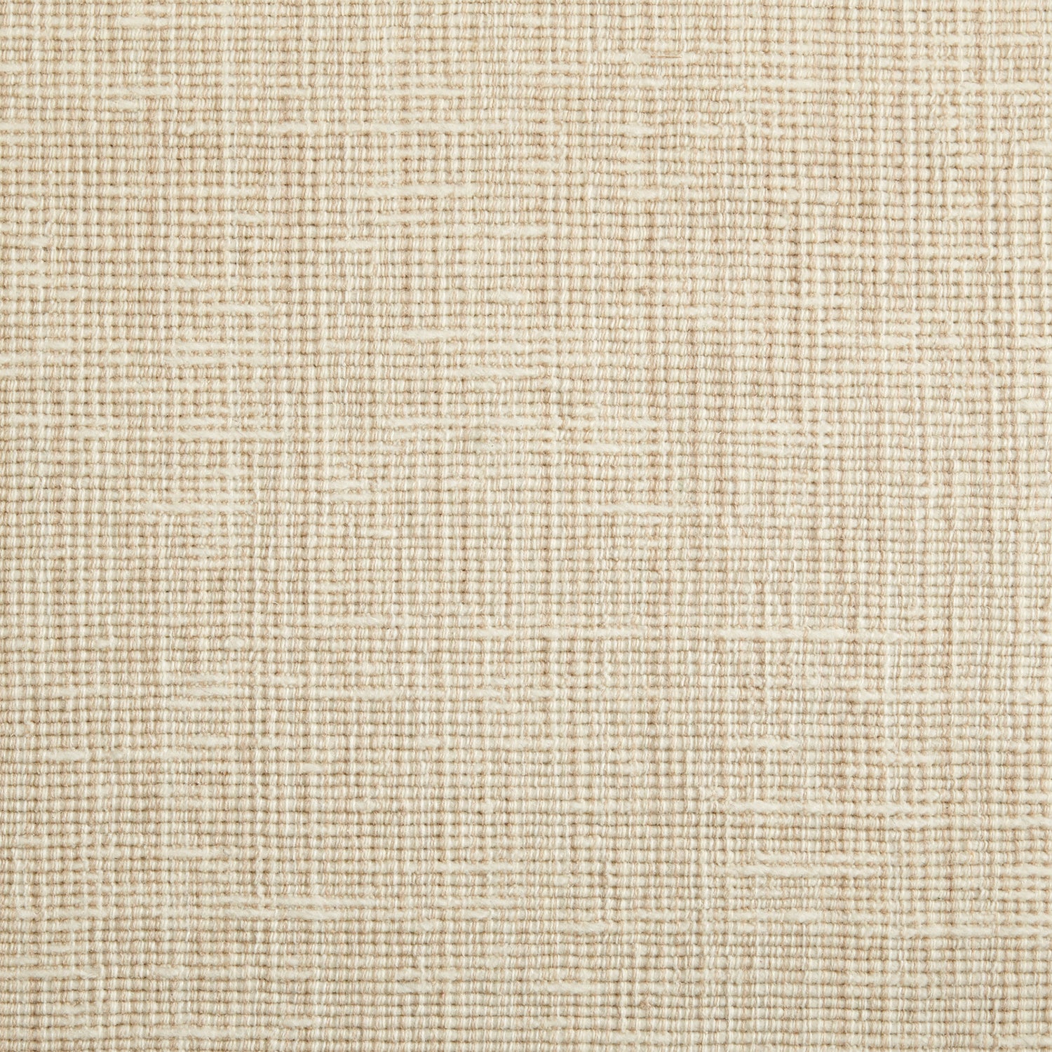 Wool broadloom carpet swatch in a chunky weave in mottled tan.