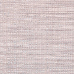 Wool-blend broadloom carpet swatch in a chunky flat weave in mottled light pink and silver.