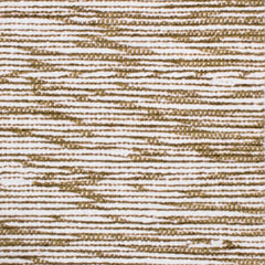 Wool-blend broadloom carpet swatch in a chunky weave in mottled white and gold.