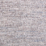 Wool broadloom carpet swatch in a chunky grid weave in mottled white, sable and gray.