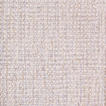 Wool-blend broadloom carpet swatch in a ribbed loop weave in mottled light pink, gray and gold.