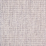 Wool-blend broadloom carpet swatch in a ribbed loop weave in mottled cream, gray and charcoal.