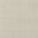 Synthetic blend broadloom carpet swatch in a textured cream weave.
