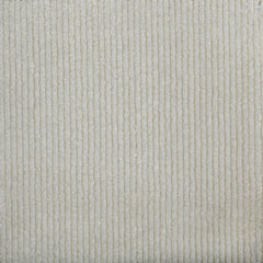 Synthetic-blend broadloom carpet swatch in a dimensional ribbed weave in greige.