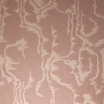 Wool-silk broadloom carpet swatch in an abstract woodgrain pattern in dusty pink on a mauve field.