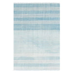 Pico Rug in soft shades of blue in mixed with stripes